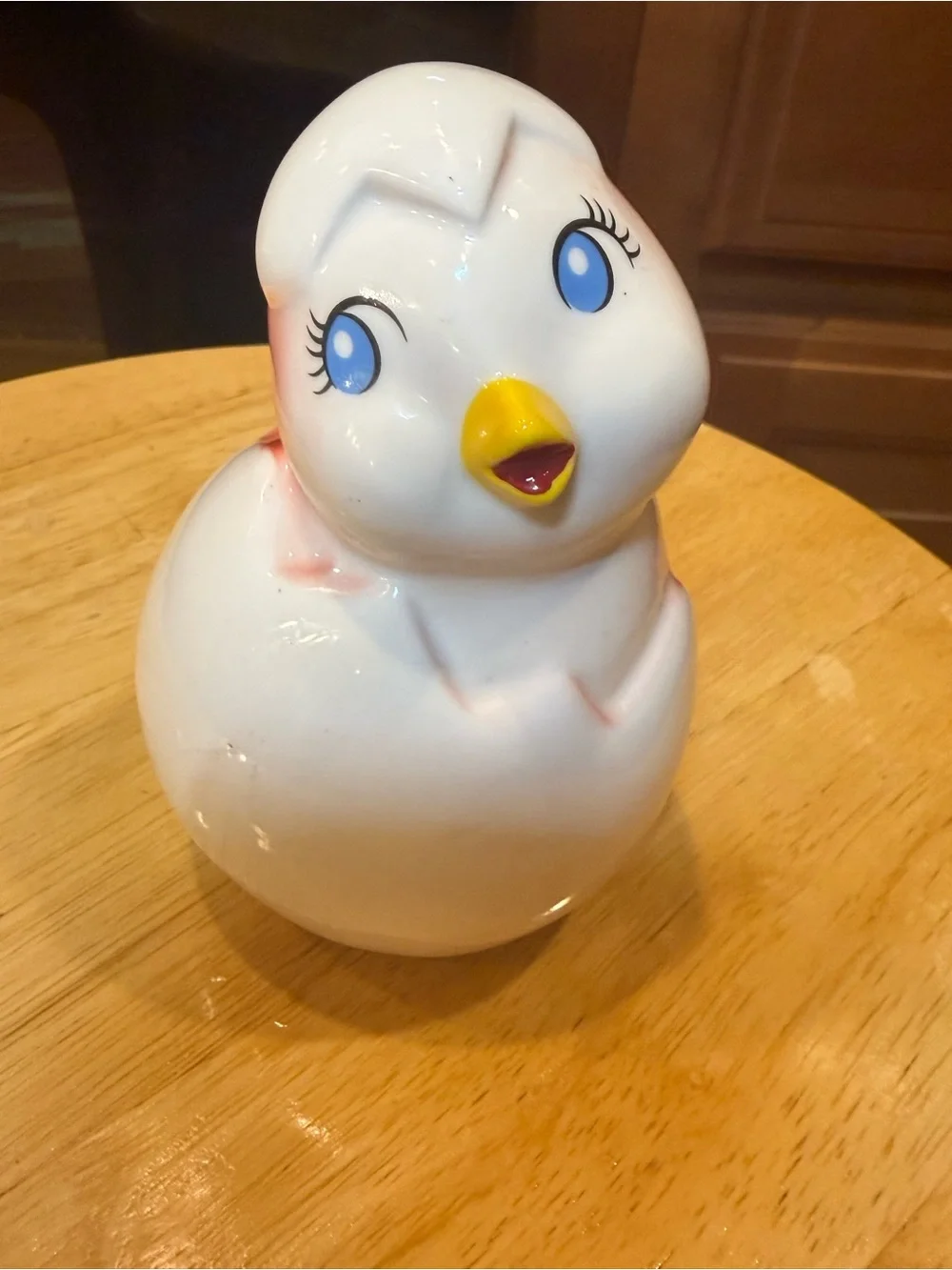 Ceramic White Target Spritz Chick Figurine Set of 3-Home Accents NEW!